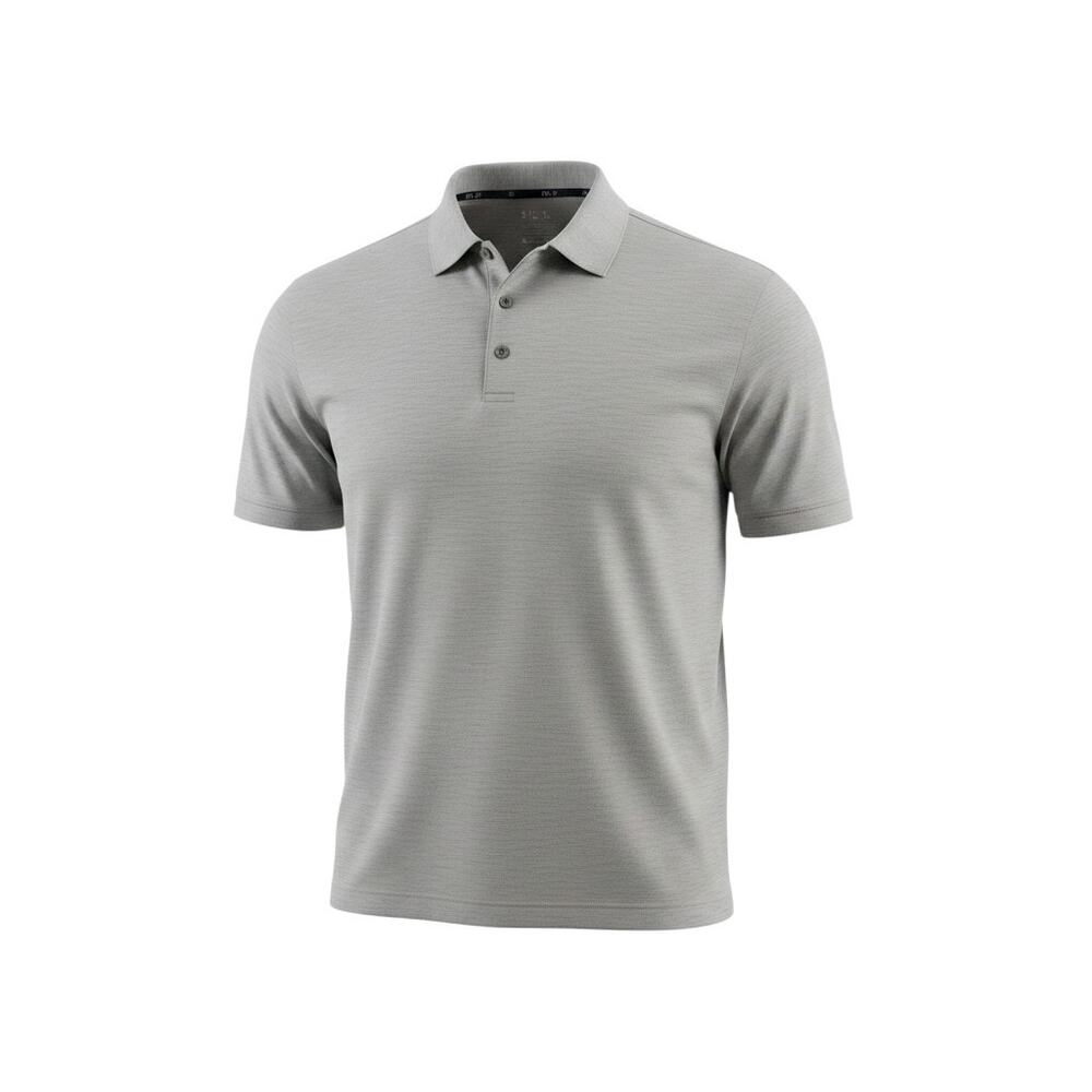 FLX Men's Short Sleeve Polo Tan XXL Travel Leisure Performance Shirt